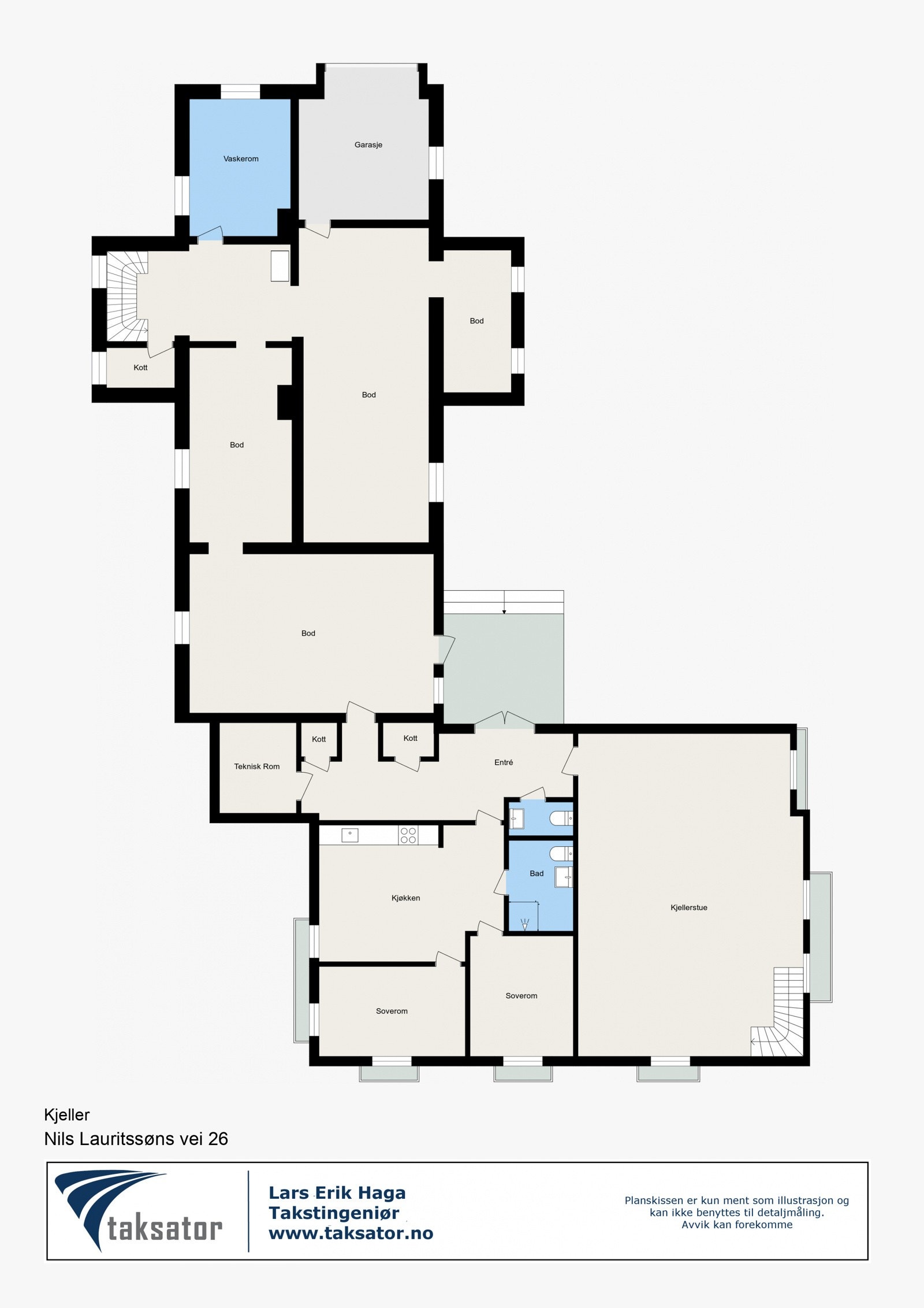 Plantegning - Kjeller Galleribilde