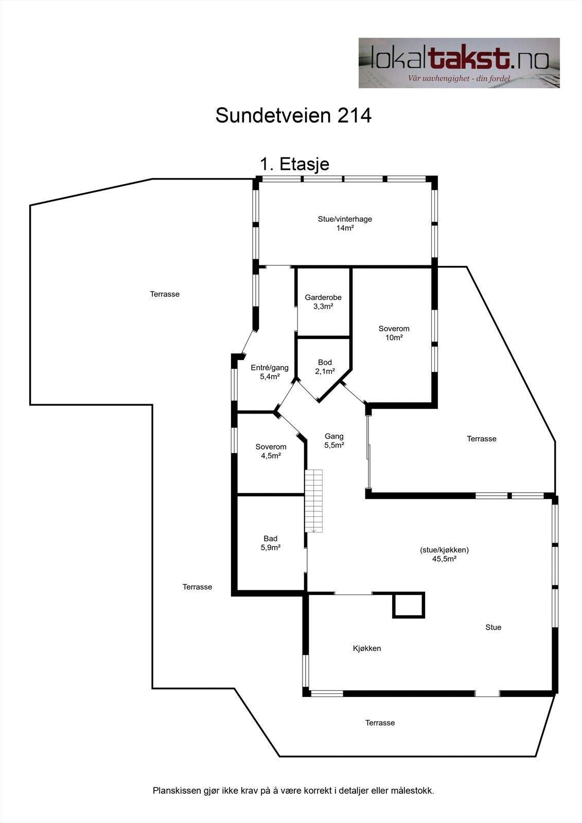 Planskisse. Galleribilde