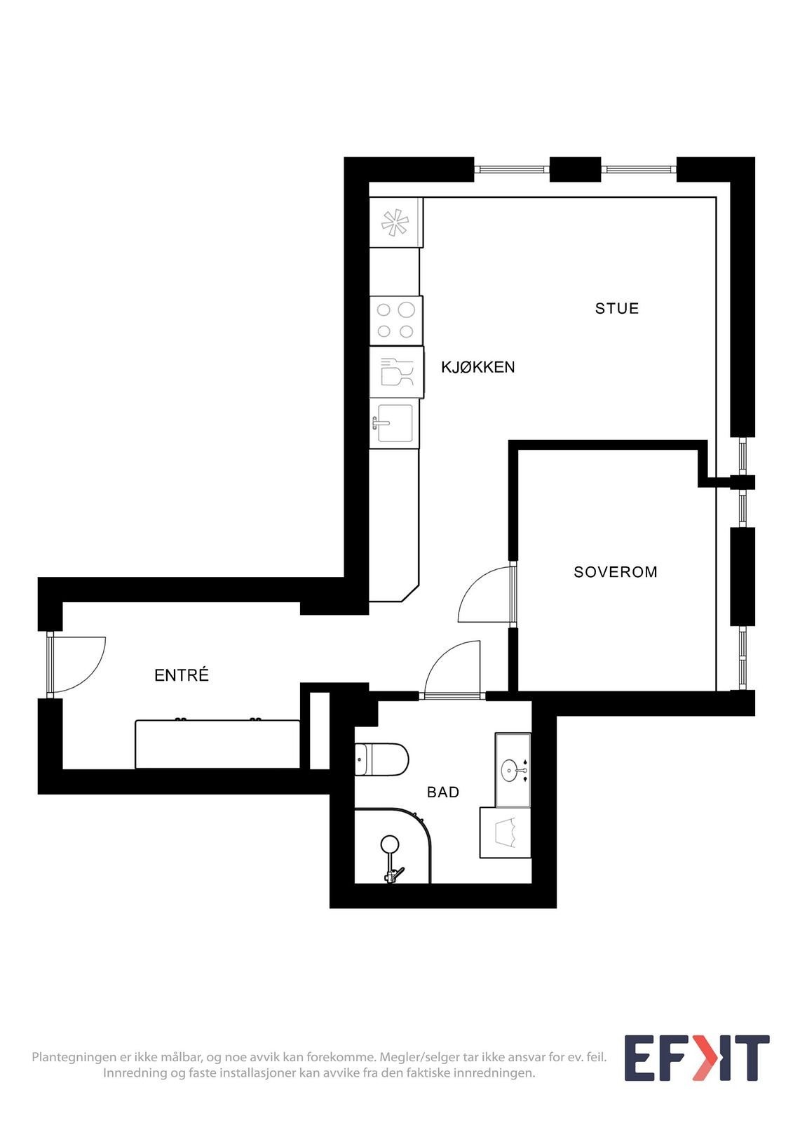 Plantegning Galleribilde