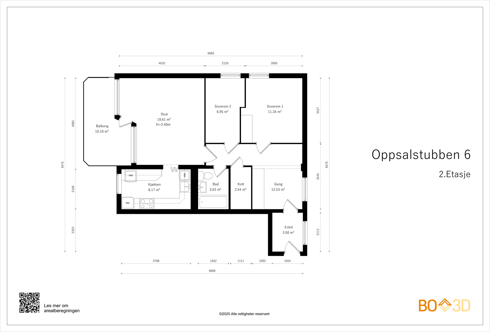 Plantegning Galleribilde