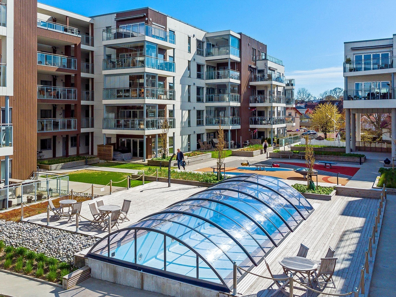 Åpent for beboere gjennom sommerhalvåret Galleribilde