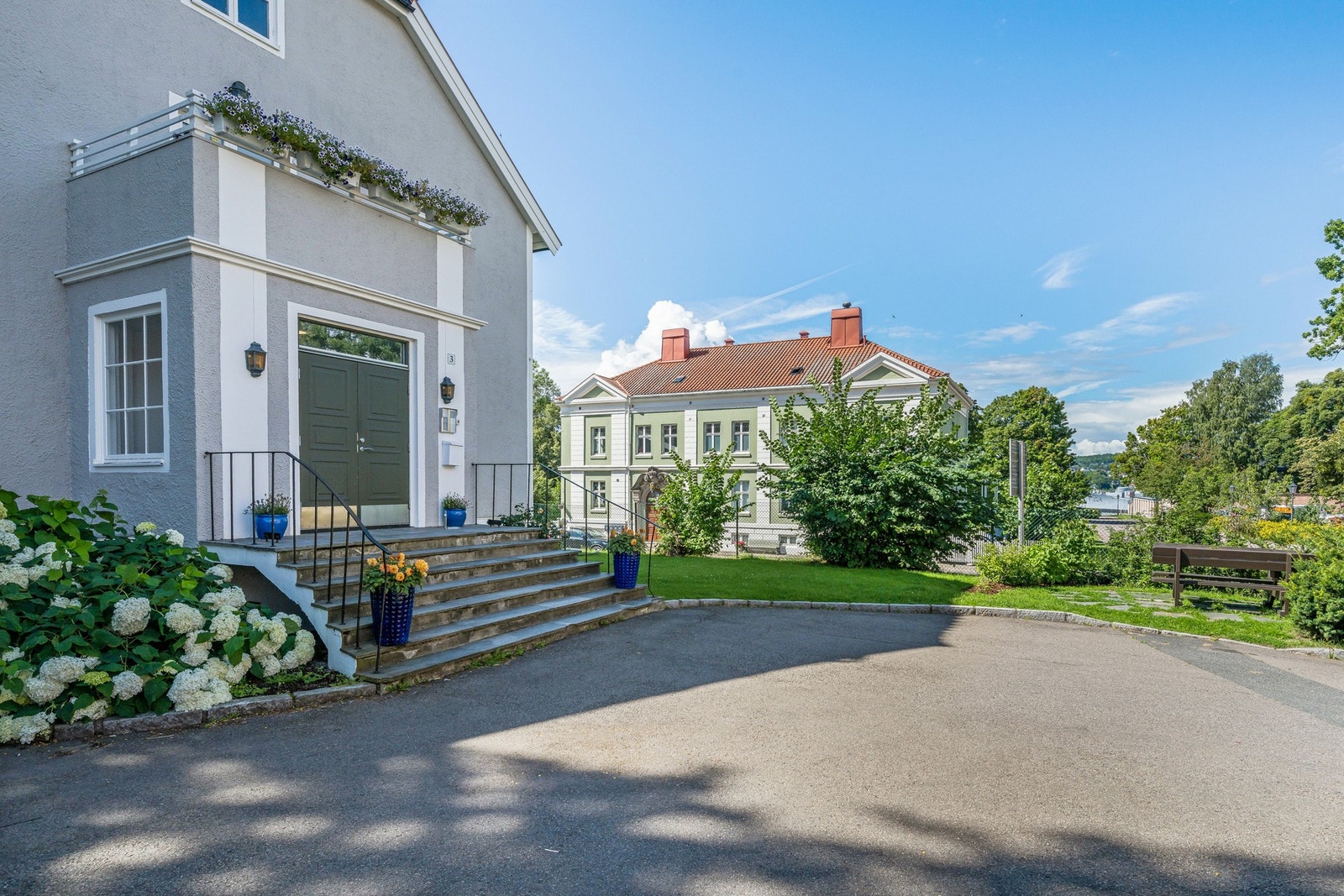 Flott inngangsparti. Galleribilde
