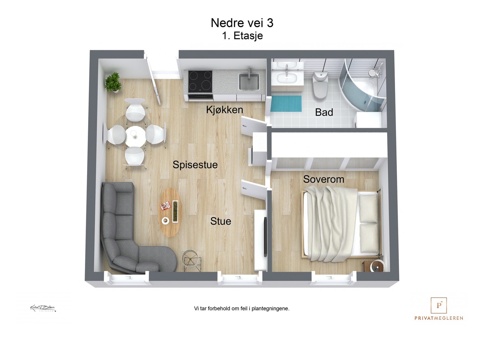 Plantegning Galleribilde