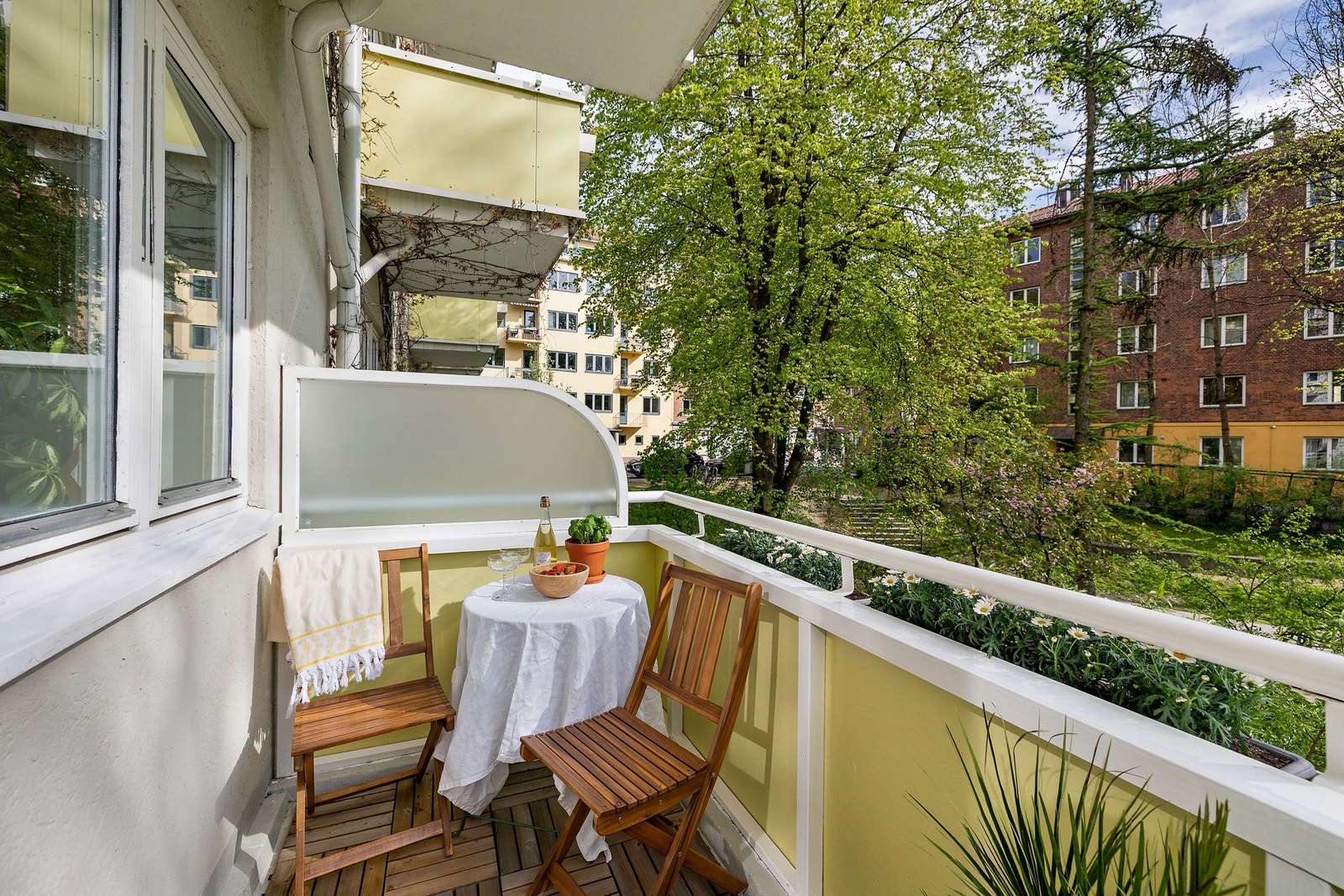 Her er det god plass til sittegruppe. Galleribilde