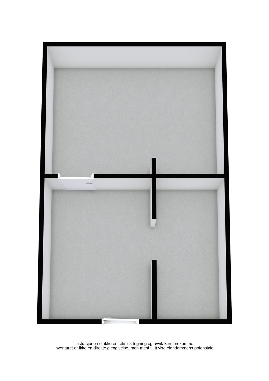 Plantegning bryggerhus Galleribilde