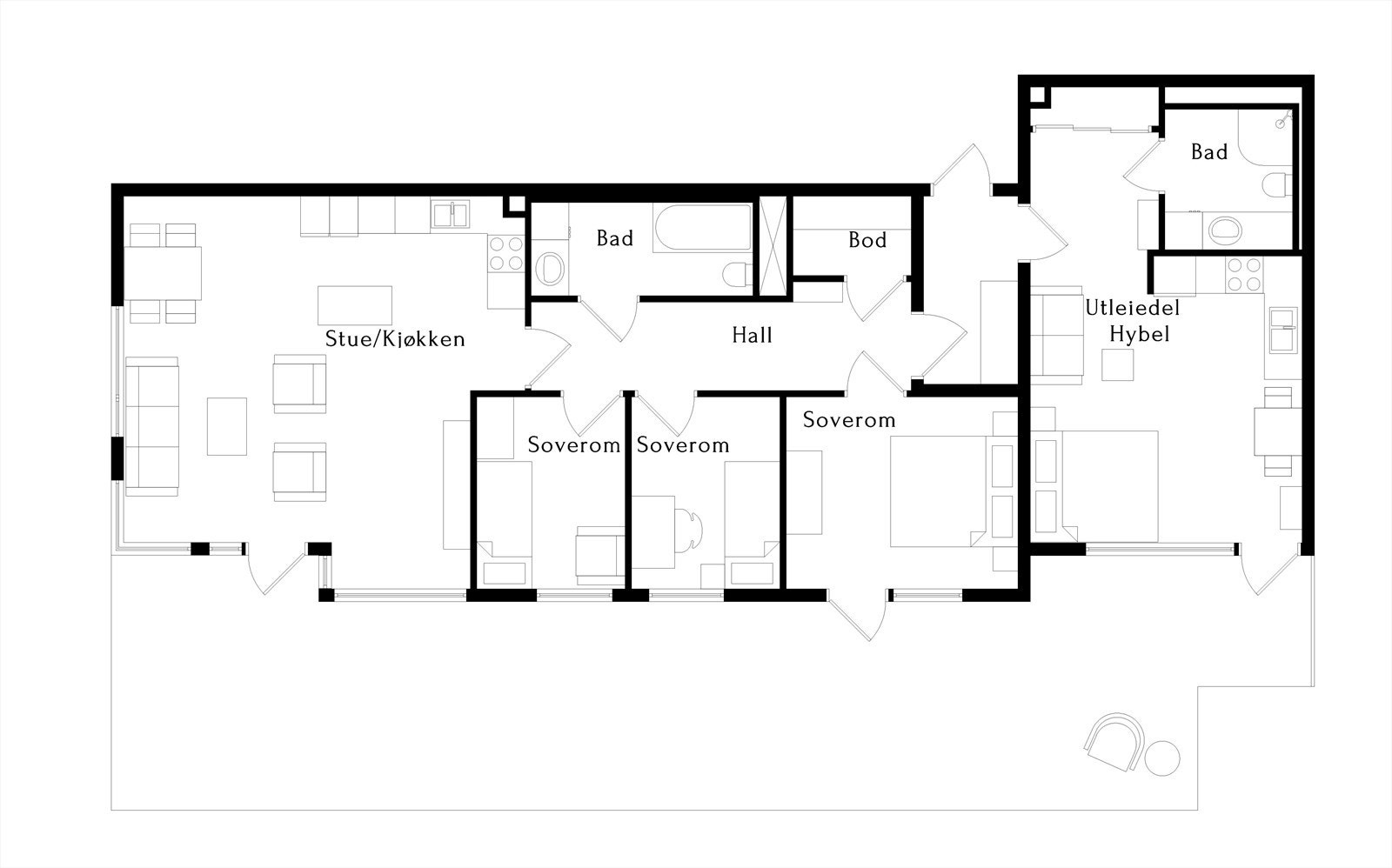 Plantegning Galleribilde