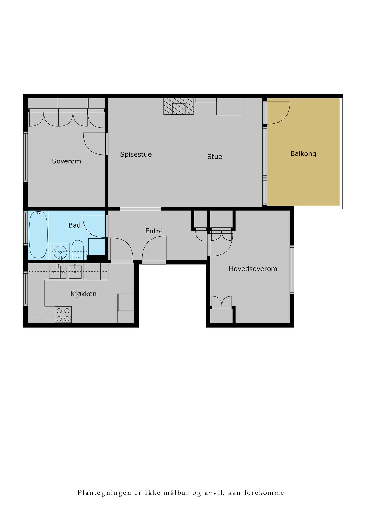 Plantegning Galleribilde