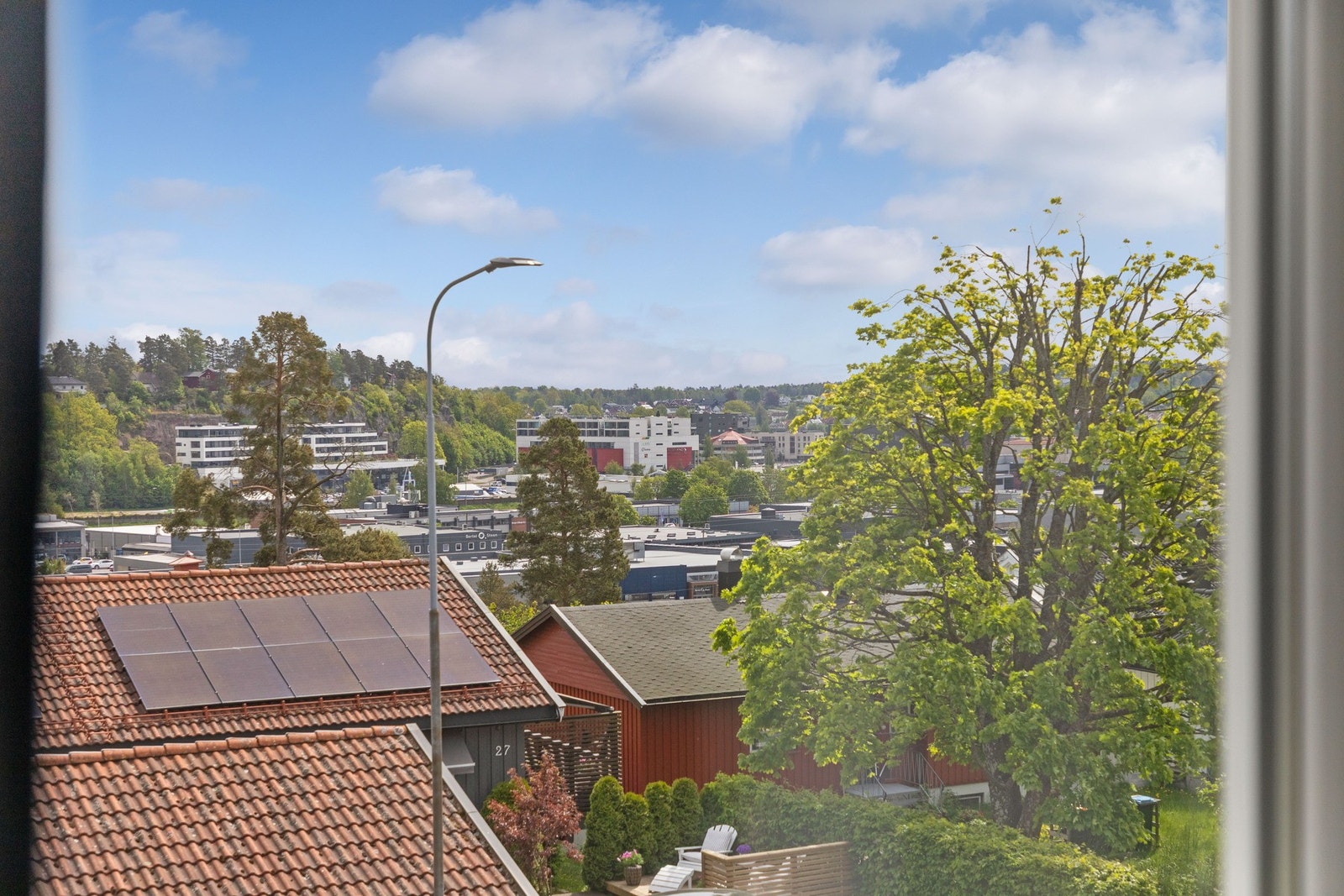 Utsikt fra balkongen Galleribilde