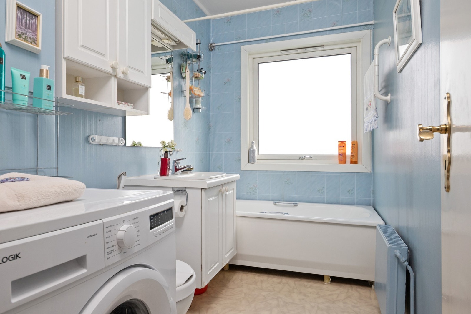 Badet har opplegg for vaskemaskin Galleribilde