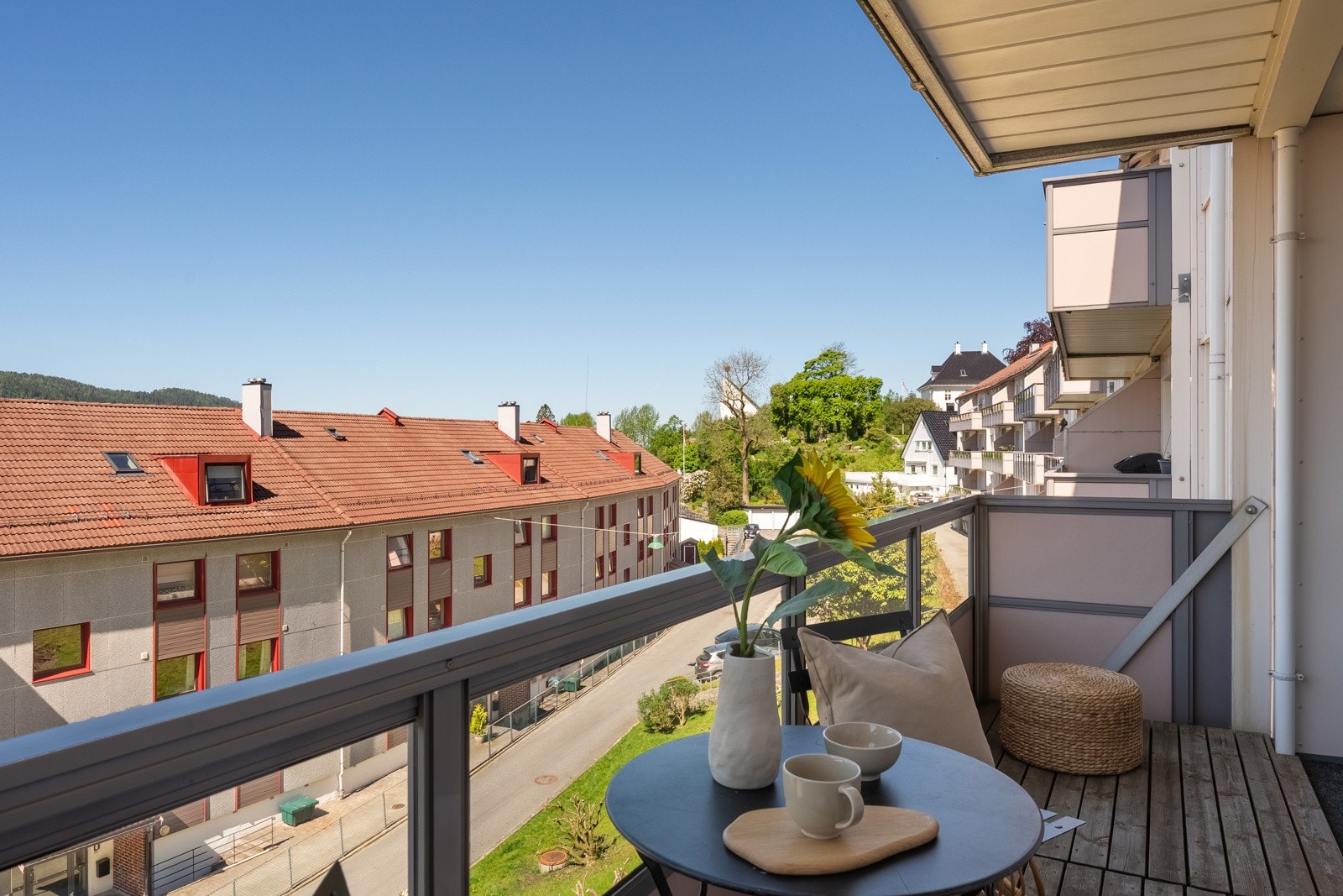 En kjempeflott 3- roms leilighet med nydelig utsikt. Galleribilde