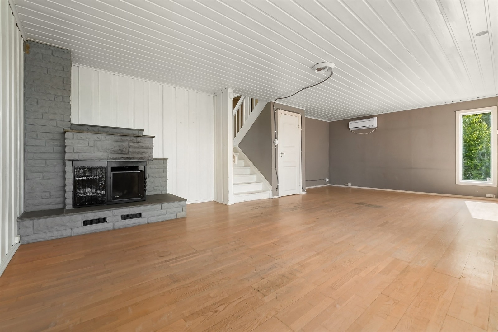 Åpen peis i stuen Galleribilde