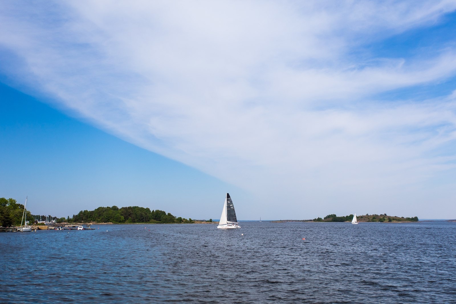 Båtveien er kort til Færder skjærgården. Galleribilde