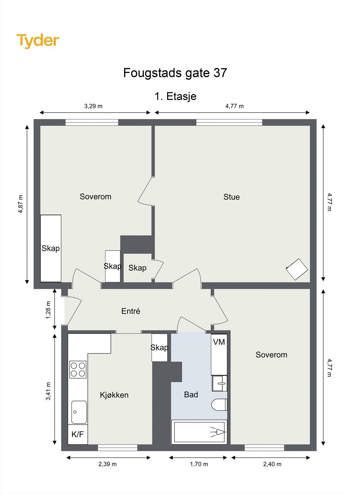 Plantegning Galleribilde