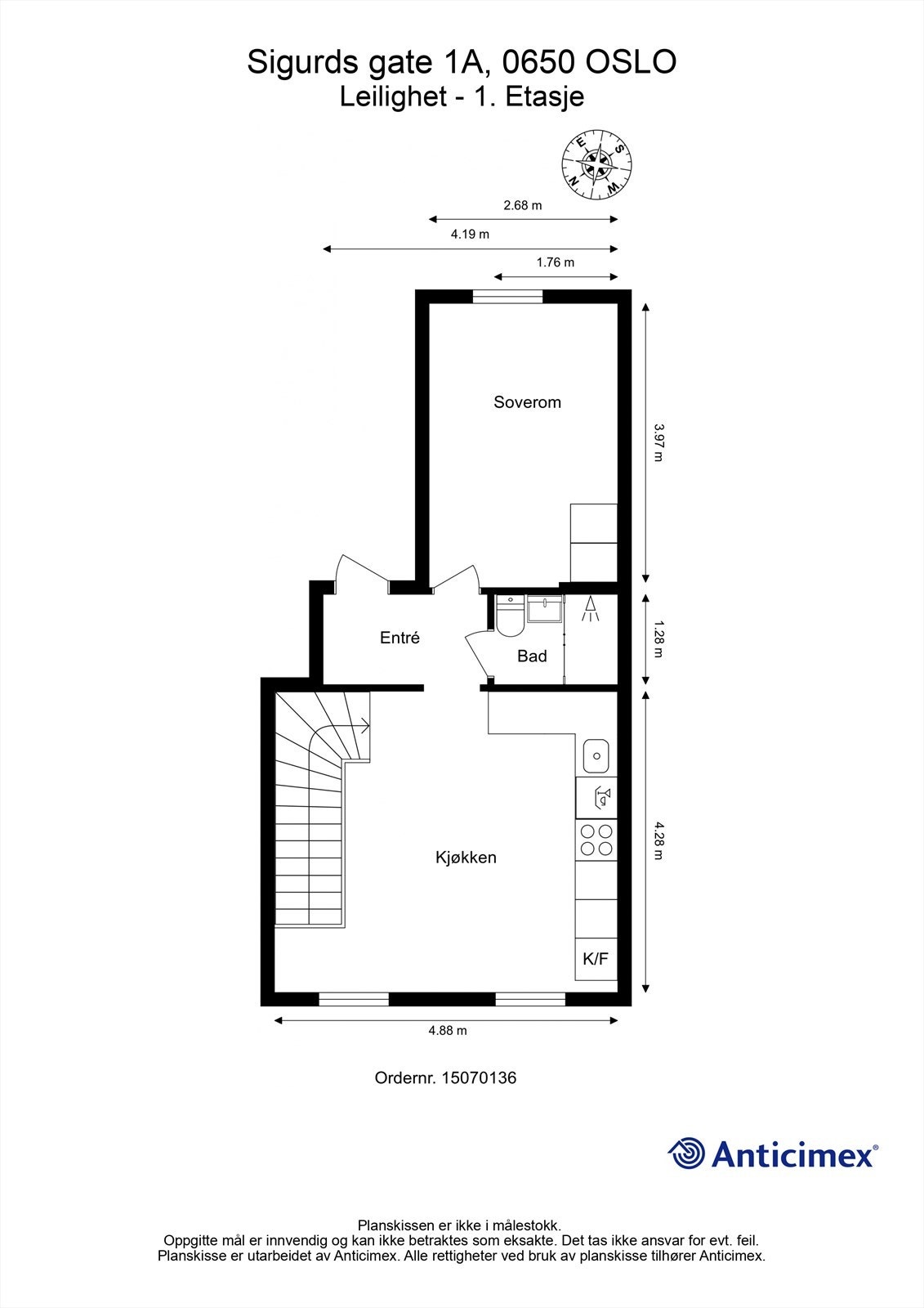 Plantegning - 1.etg. Galleribilde