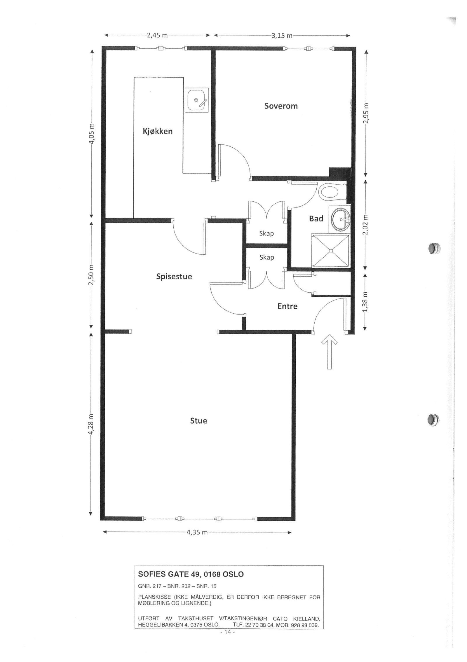 Plantegning Galleribilde
