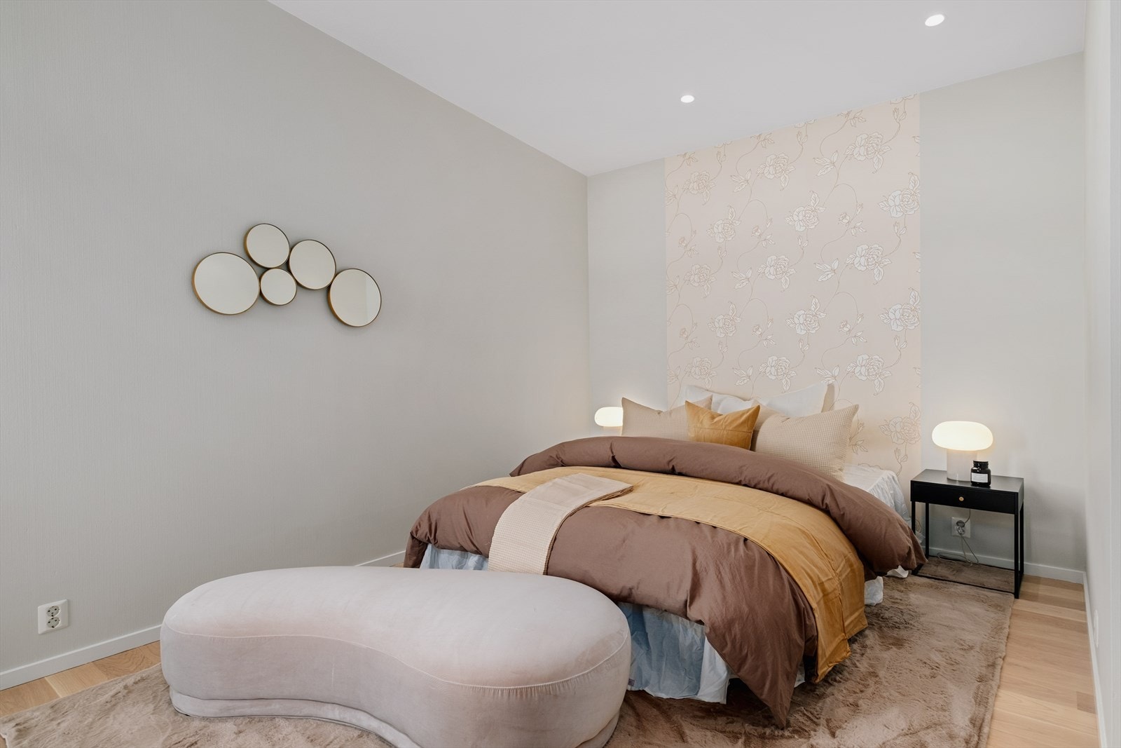 Hovedsoverommet måler 13 kvadratmeter. Galleribilde