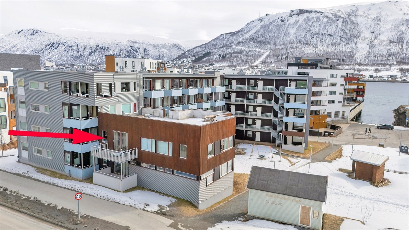 God intern beliggenhet i bygget. Galleribilde