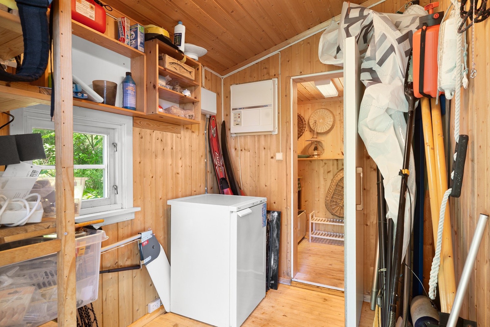 Boder i annekset (innerste er opprinnelig kjølerom). Galleribilde