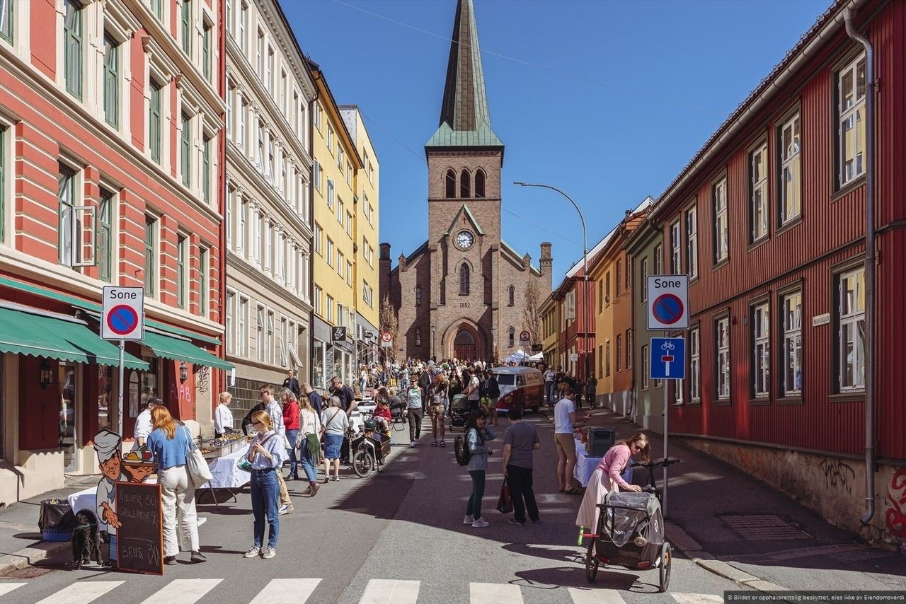 Kampen er kjent for klassiske bygårder og den sjarmerende trehusbebyggelsen. Galleribilde