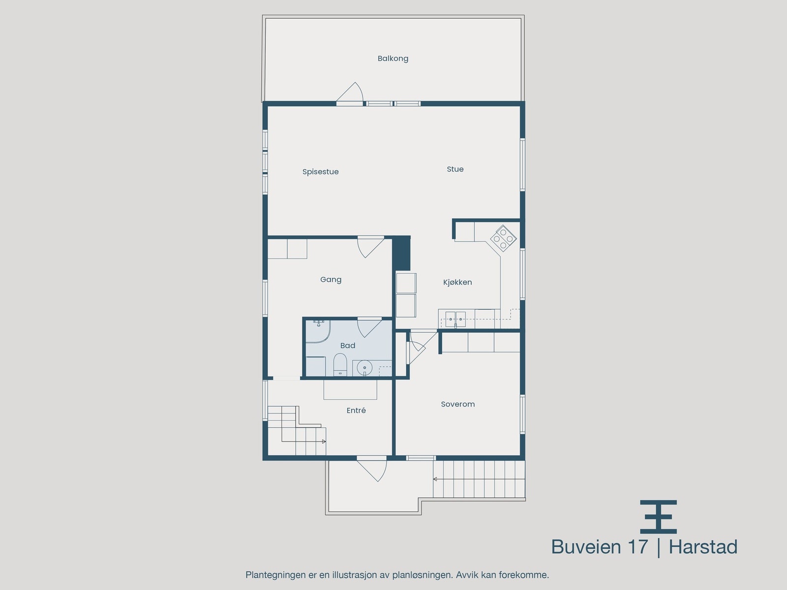 Plantegning 2. etasje Galleribilde