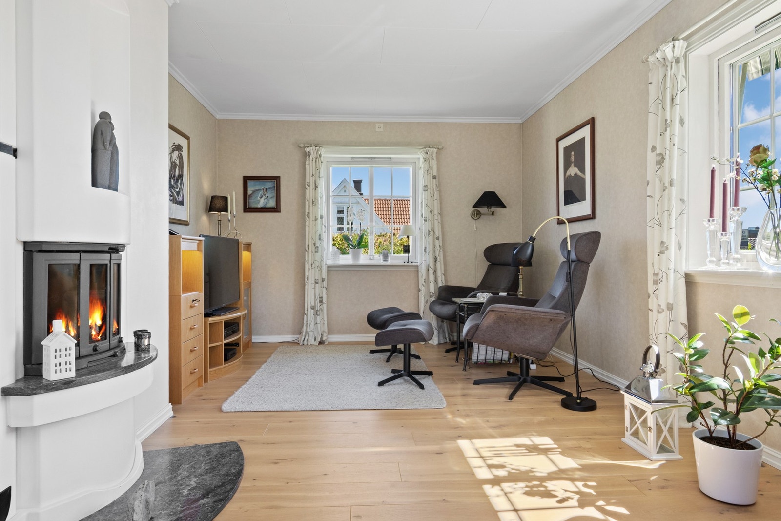 Koselig tv krok Galleribilde