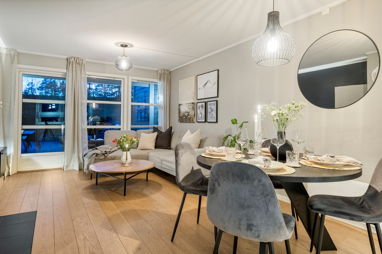 Pent 1-stavs parkettgulv Galleribilde