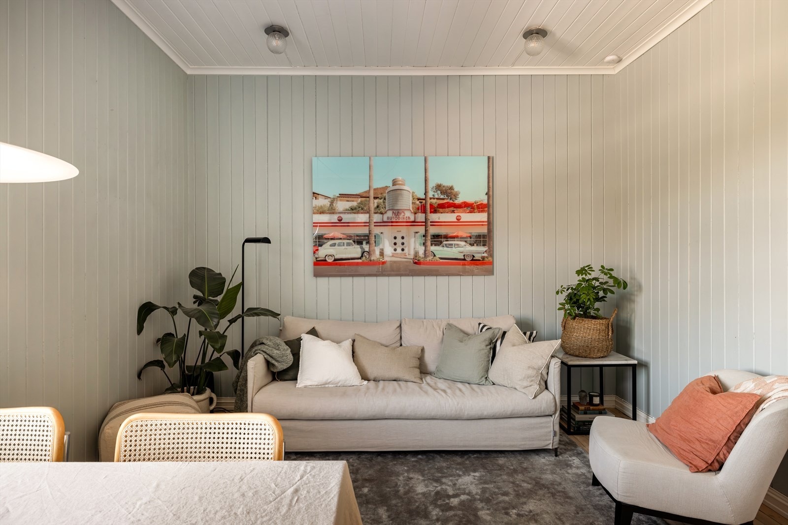 Hyggelig, sosial og luftig stue Galleribilde