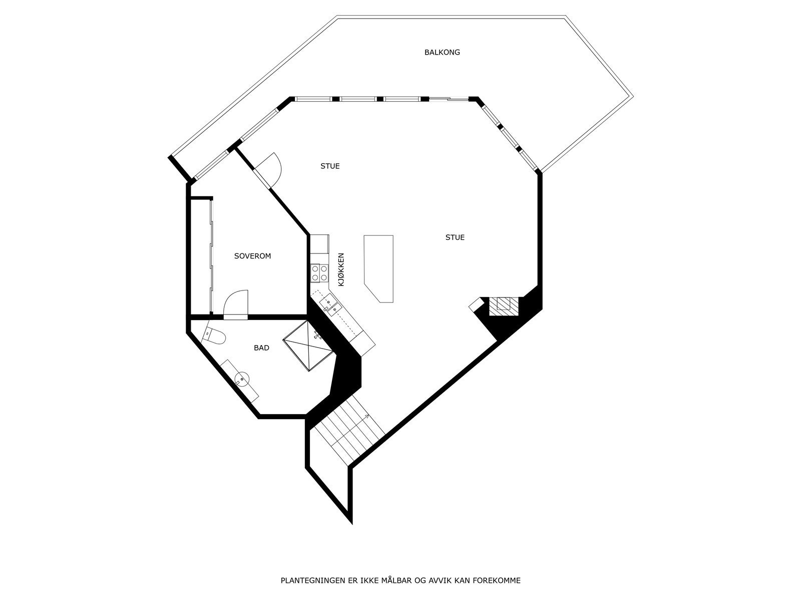 Dette er romløsningen i 2. etasje. Vi starter med bilder herfra. Galleribilde
