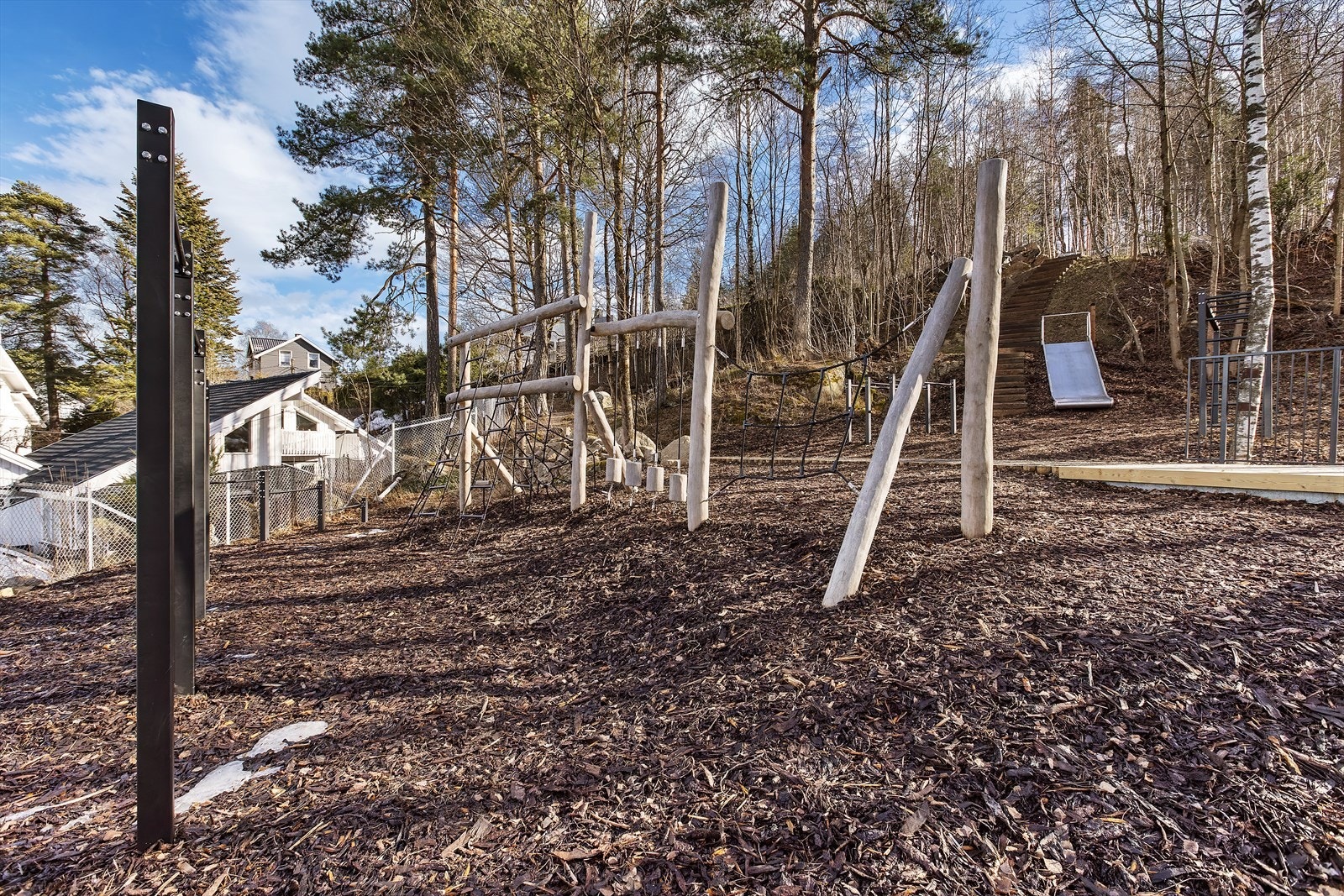 Pent opparbeidet lekeplass - perfekt for de små. Galleribilde