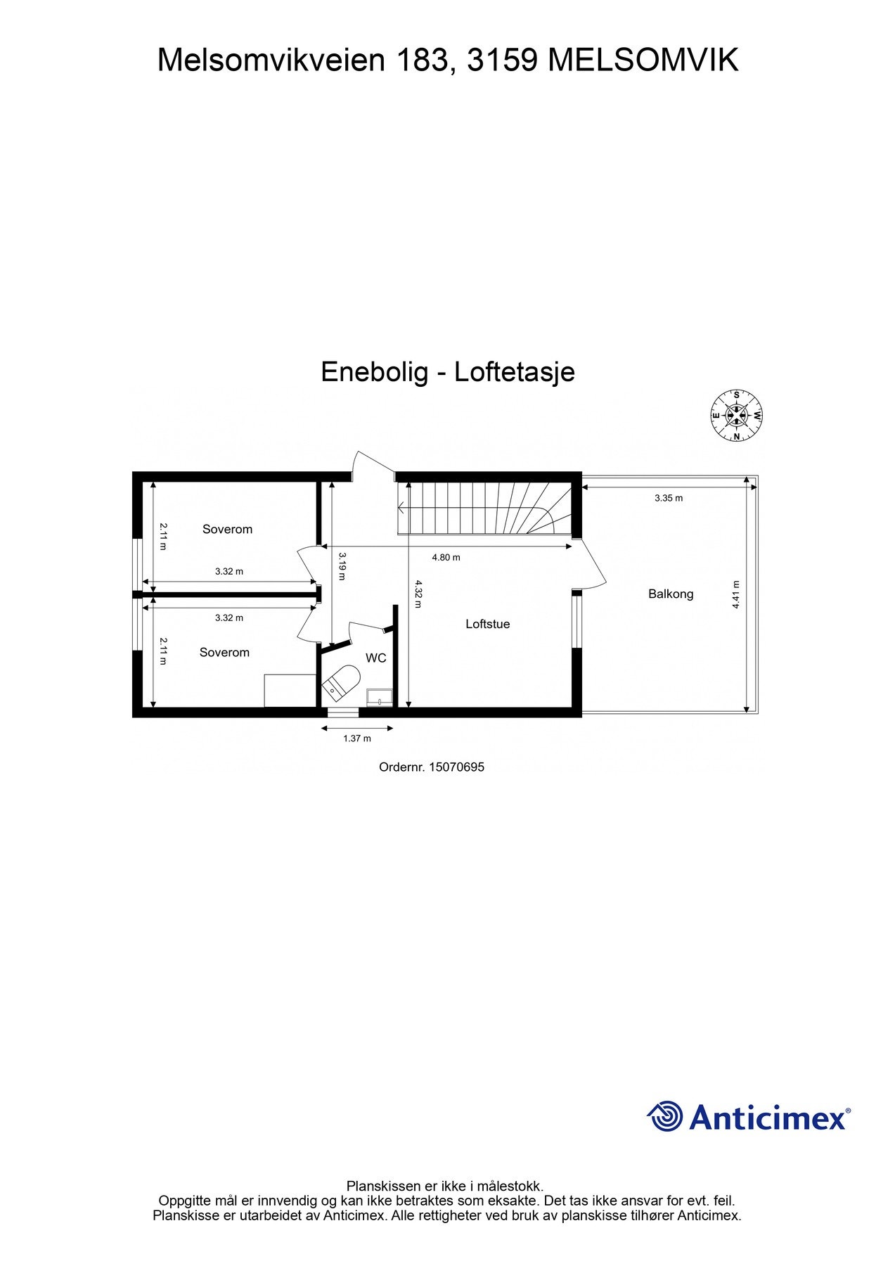2.etg. planløsning Galleribilde