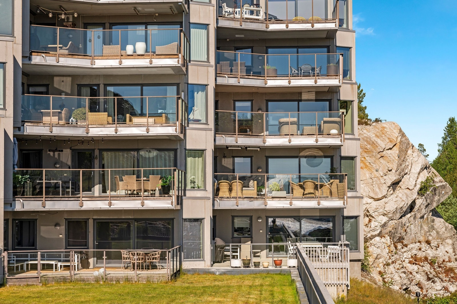 Leiligheten ligger i ytterste rekke i 3 etg Galleribilde