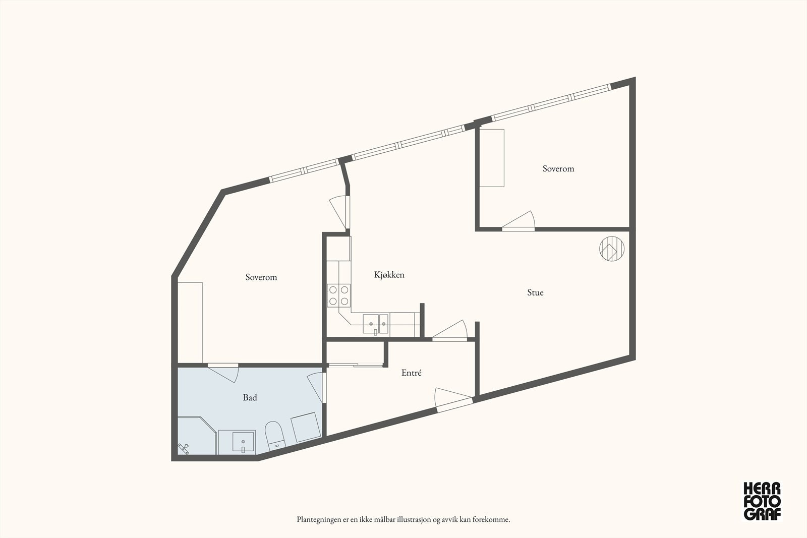 Plantegning Galleribilde