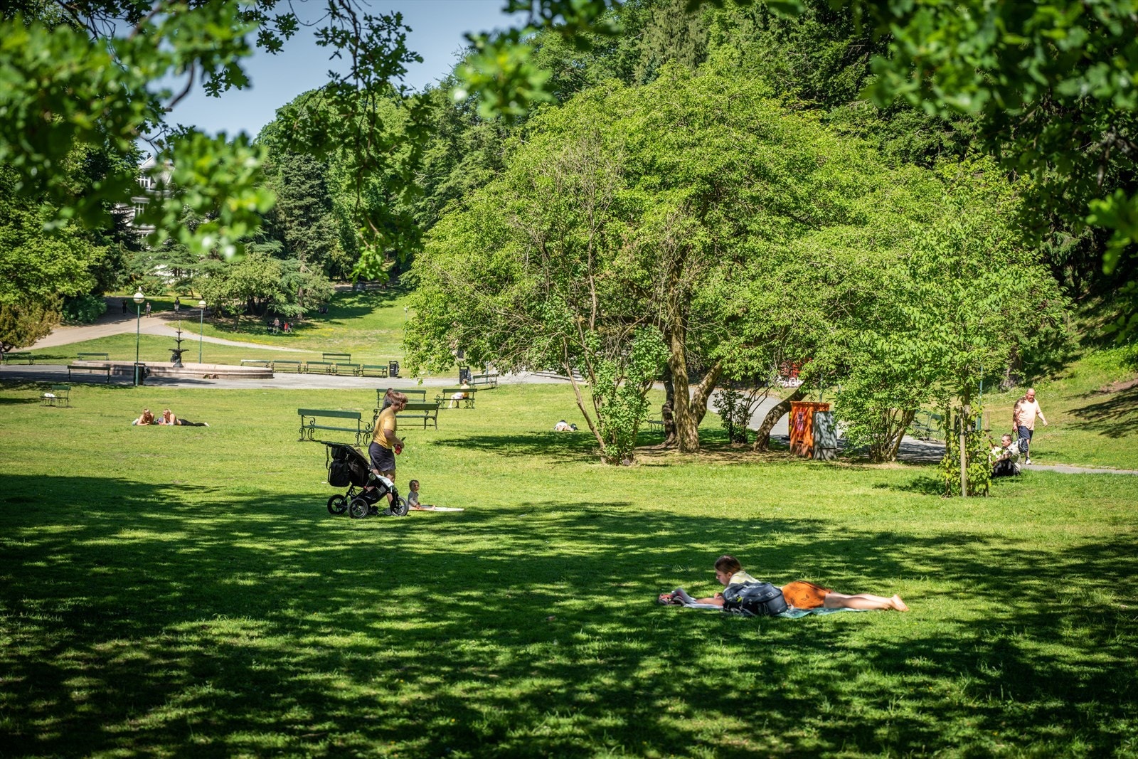 Like ved finner du også Nygårdsparken, et perfekt sted å nyte fine sommerdager. Galleribilde