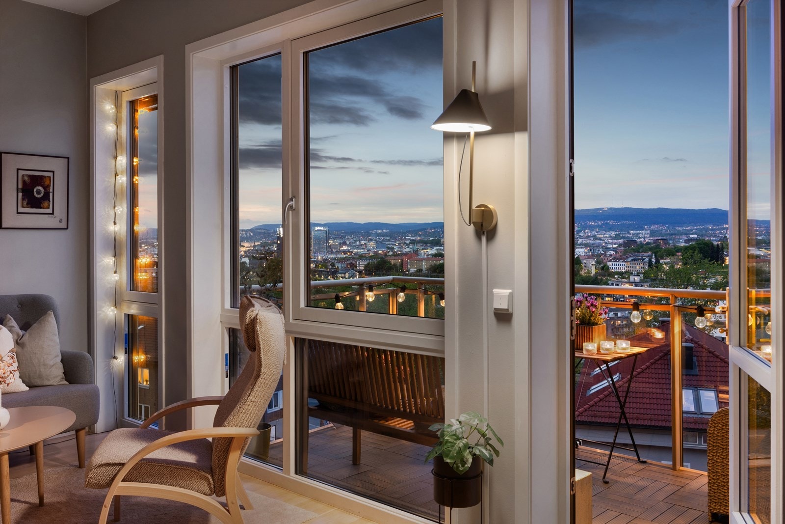 Her bor får man usjenert beliggenhet med flott utsyn over byen. Galleribilde