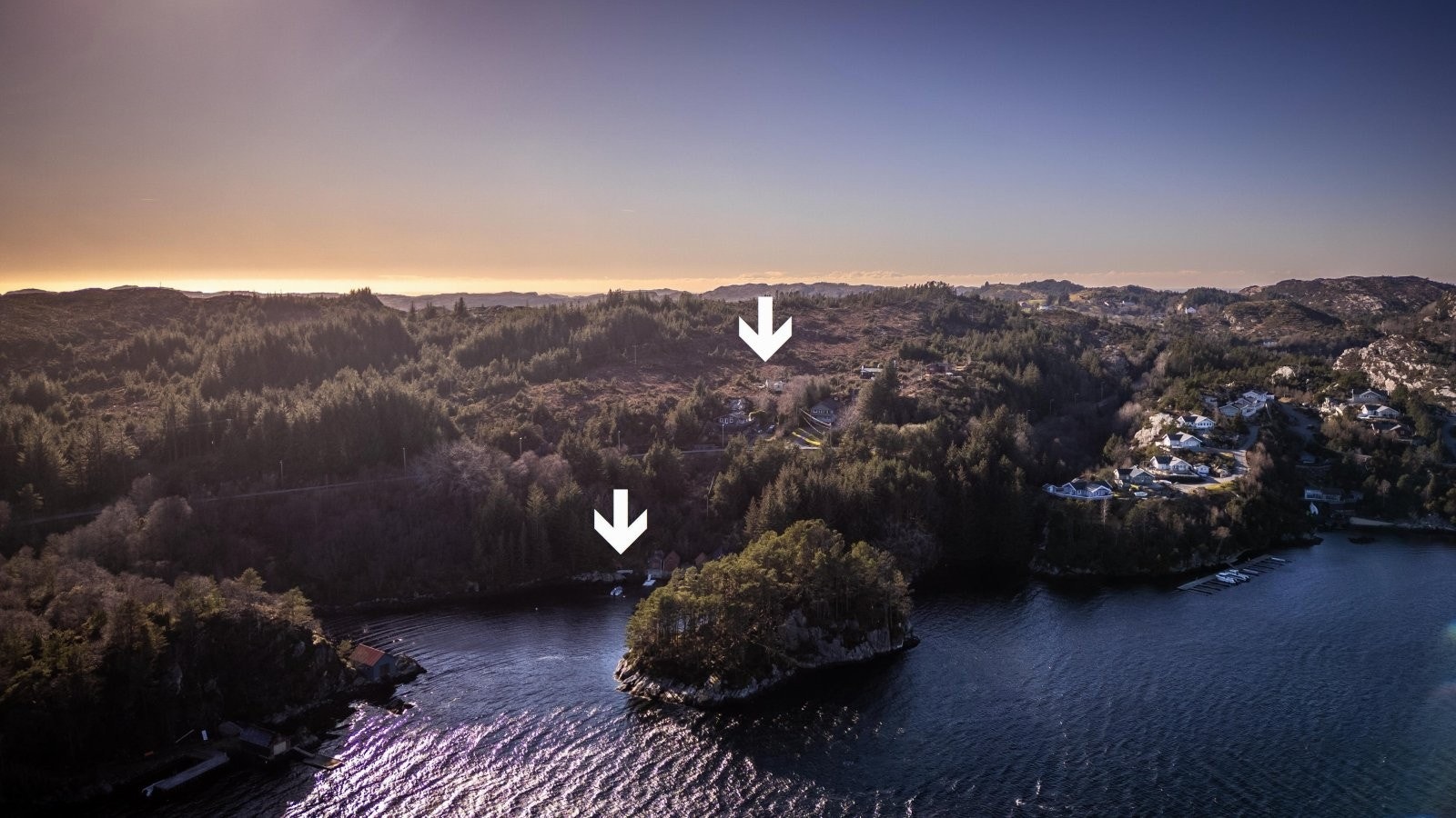 - en sjelden mulighet til å sikre deg en stor og solrik tomt på over 2,2 mål, med egen nøstetomt ved sjøen i vakre Trengereidpollen - Galleribilde