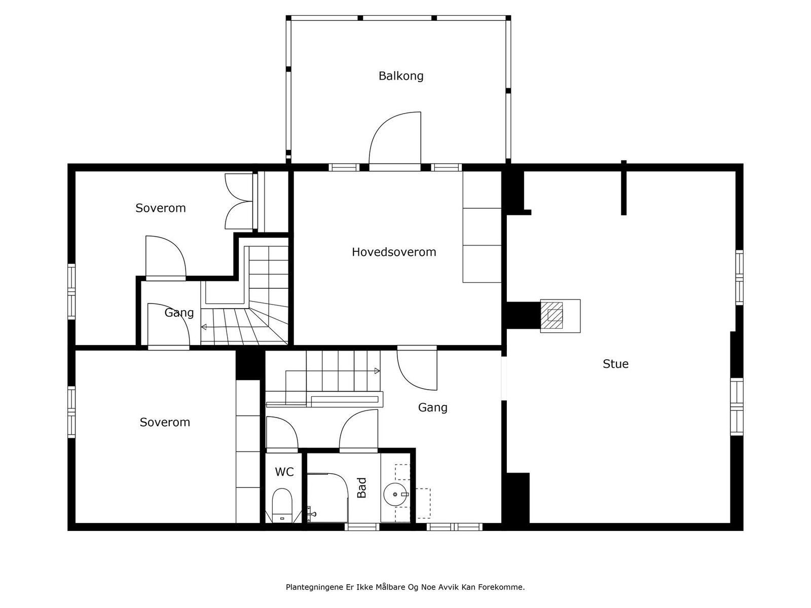 Plantegning 2.etasje Galleribilde