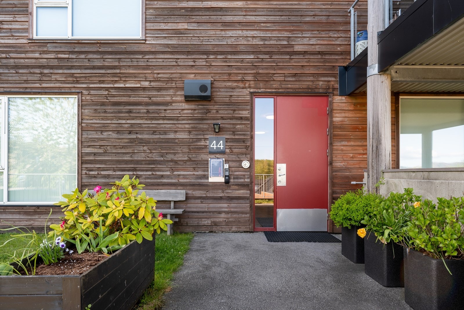 Felles inngangsparti for beboerne Galleribilde