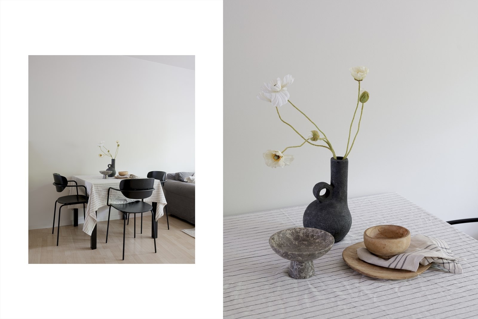 Stuen er nymalt i fargen "Kokos" fra Jotun Galleribilde