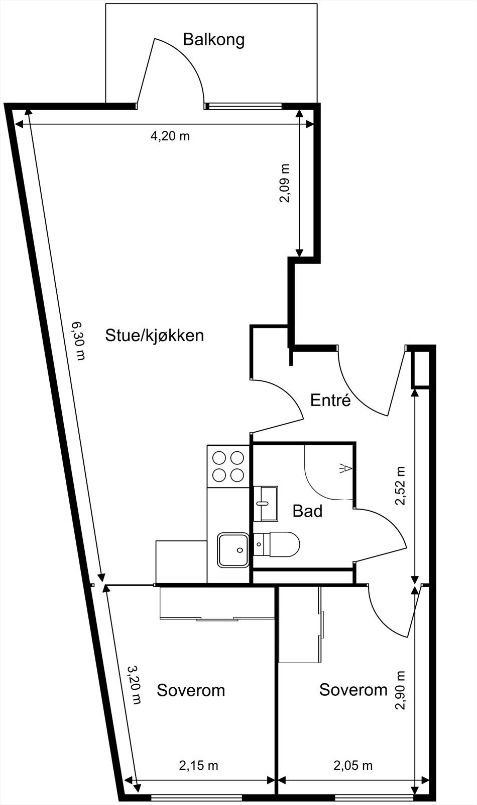 Plantegning Galleribilde