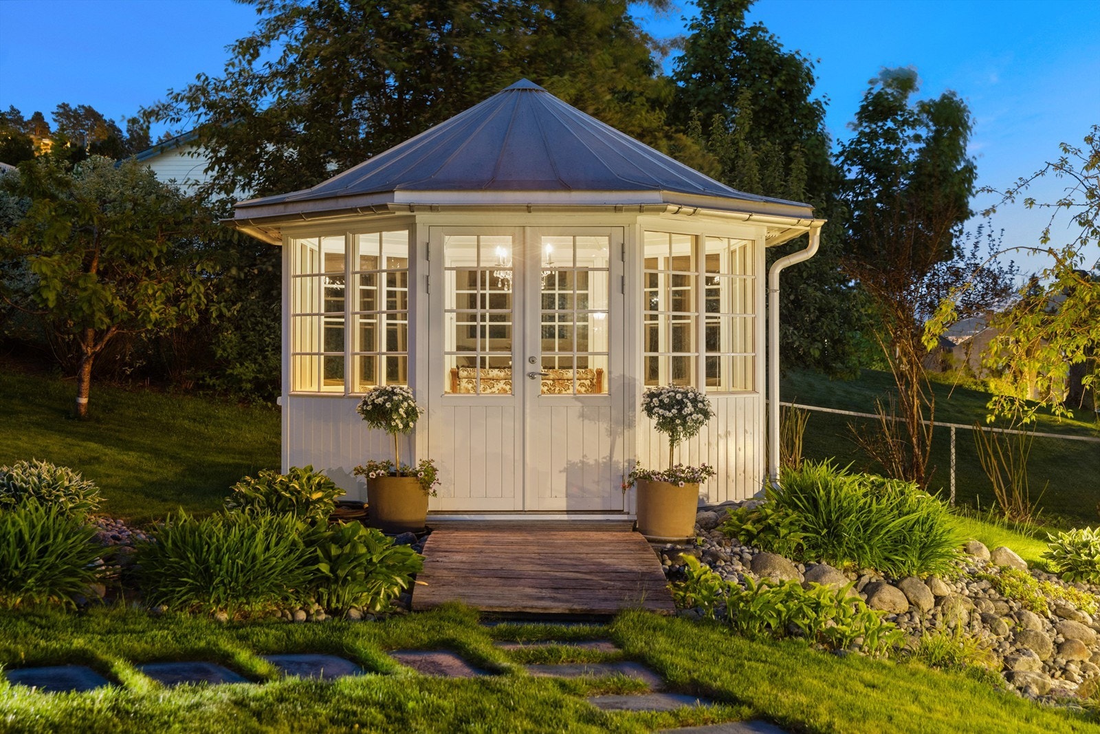 Lysthus - Kveldsbilde Galleribilde