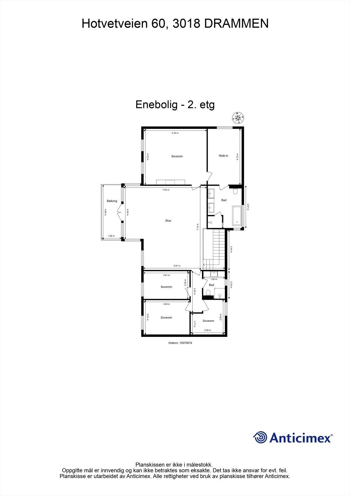 Plantegning - 2. etasje Galleribilde