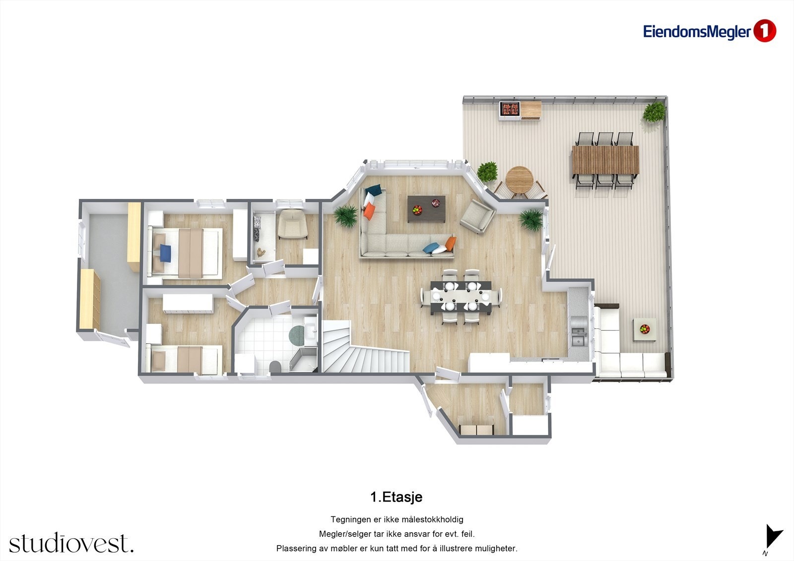 Planskisse Galleribilde