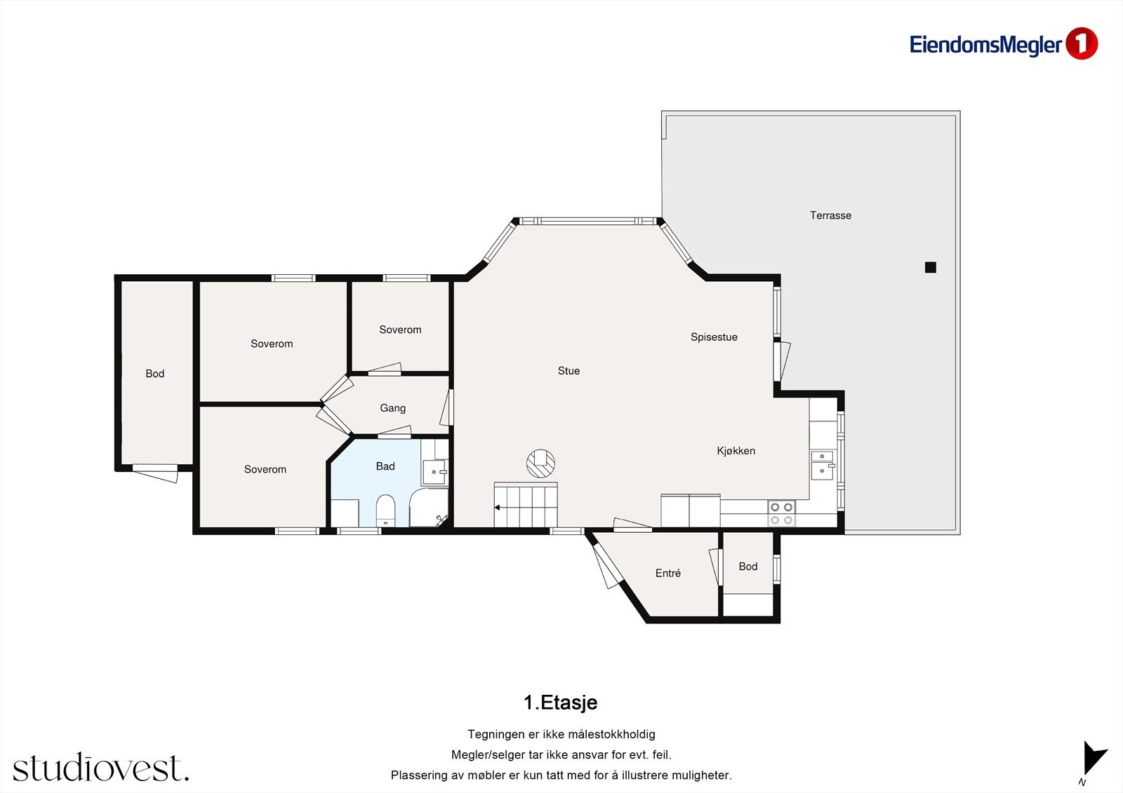 Planskisse Galleribilde