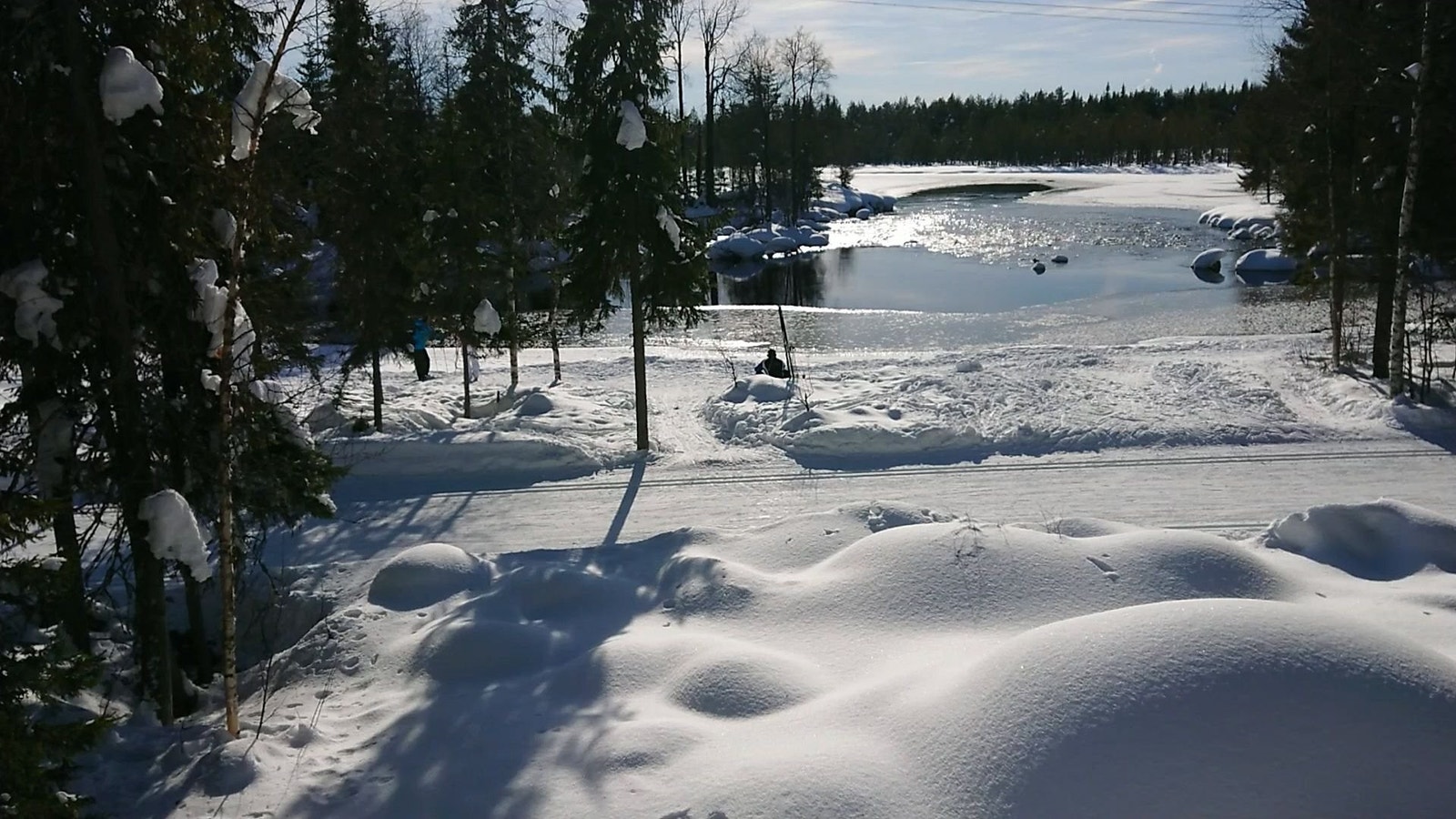 Vinterstemning Galleribilde