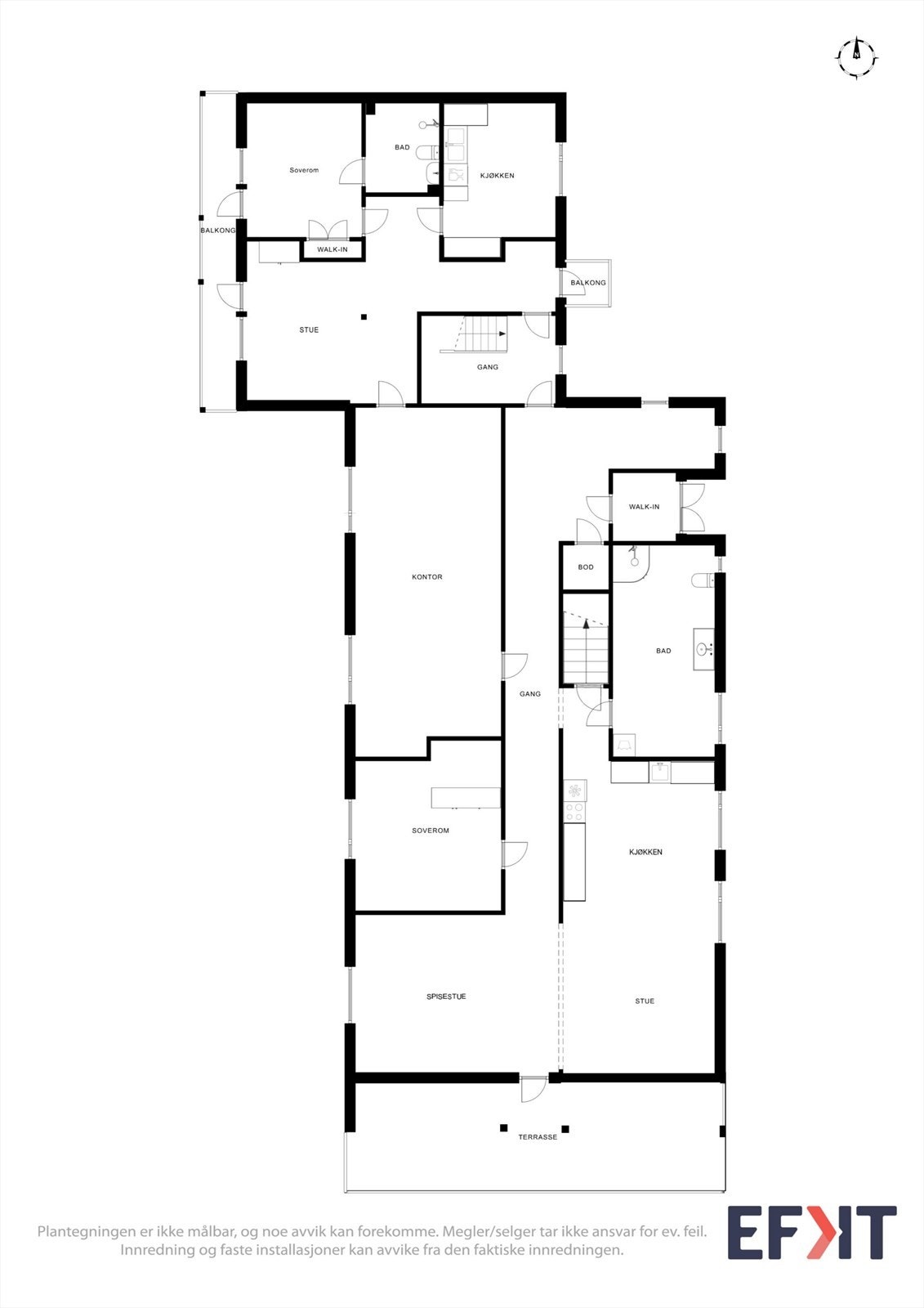 Plantegning 2. etasje. Galleribilde