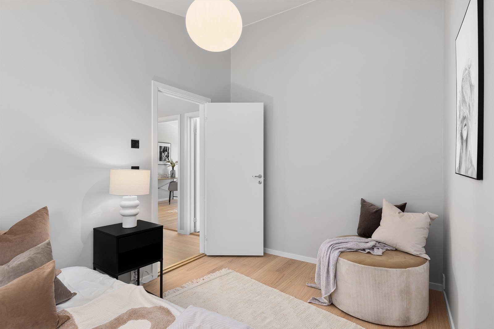 Soverom nr. 3 på hovedplan Galleribilde