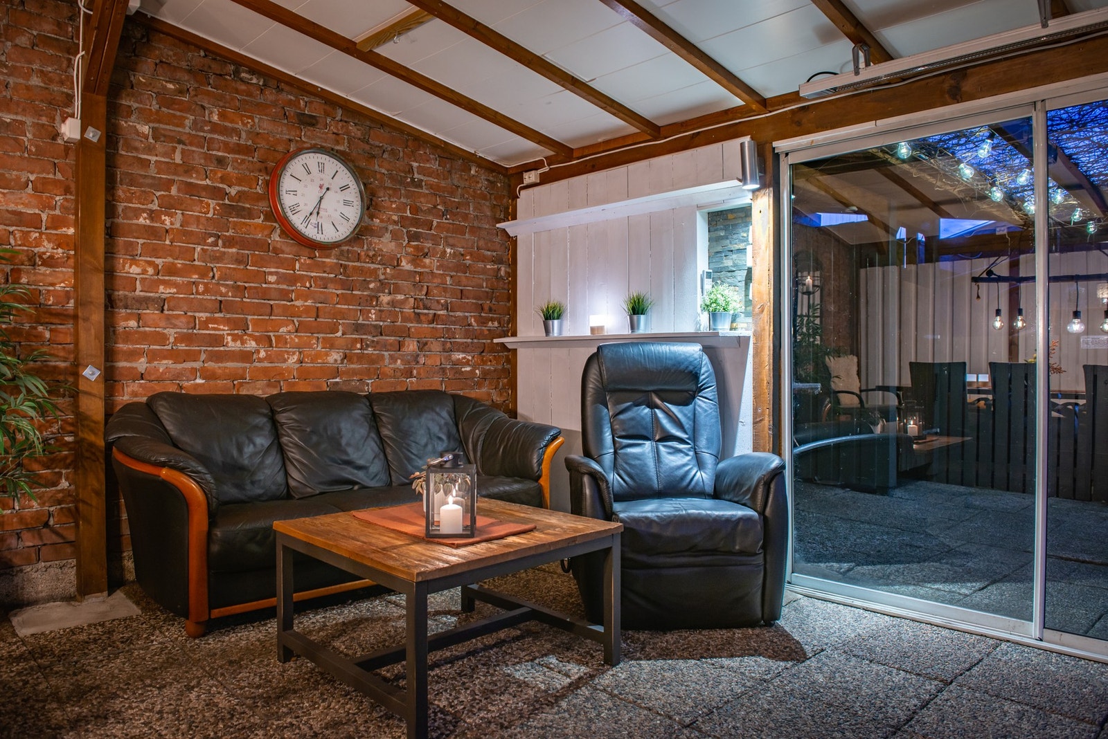 Denne utestua har virkelig sjarm. Galleribilde