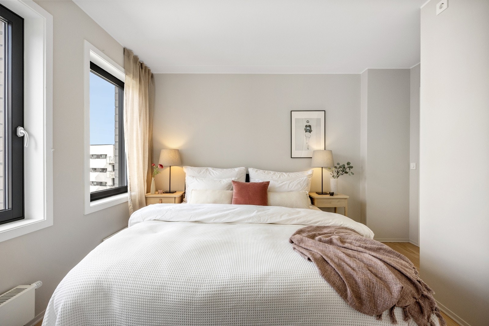 Leiligheten har to gode soverom. Galleribilde