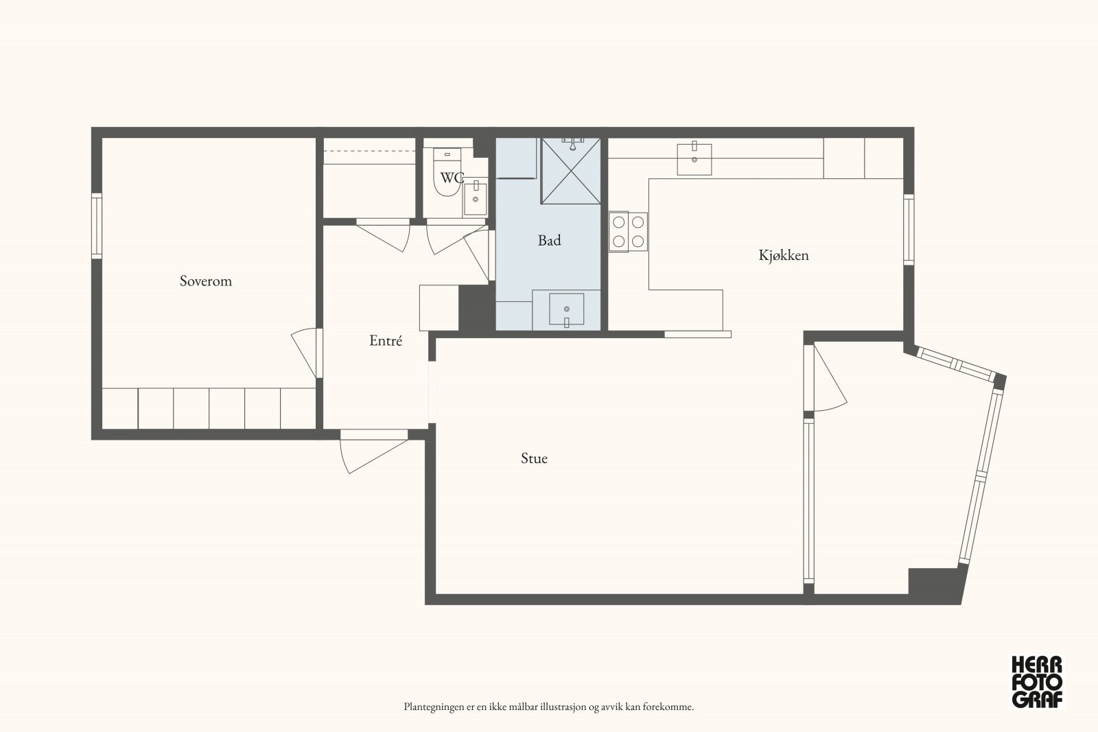 Plantegning Galleribilde