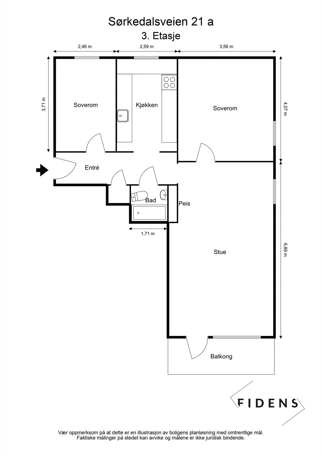 Plantegning Galleribilde
